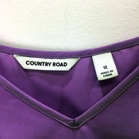Country Road Womens Purple Camisole Top in Size 12