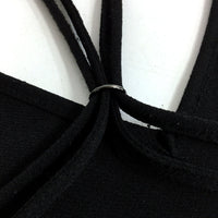 Topshop Womens Sleeveless Black Camisole Top in Size 12