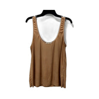 Zara Womens Ribbed Tank Top Ribbed Cotton Tank Top -Sz M