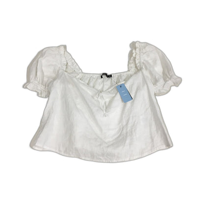 Sportsgirl Womens White Shirts White Cotton Casual Shirts Top Size 10 NEW