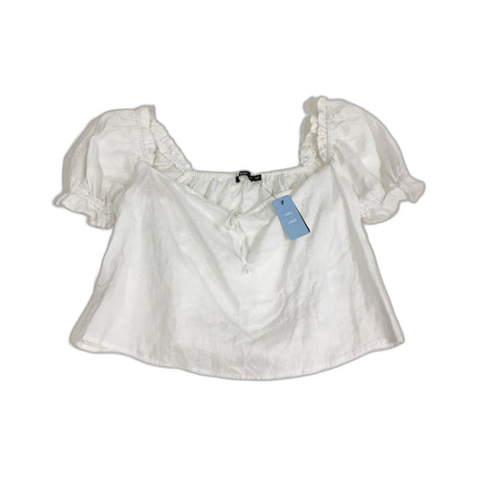 Sportsgirl Womens White Shirts White Cotton Casual Shirts Top Size 10 NEW