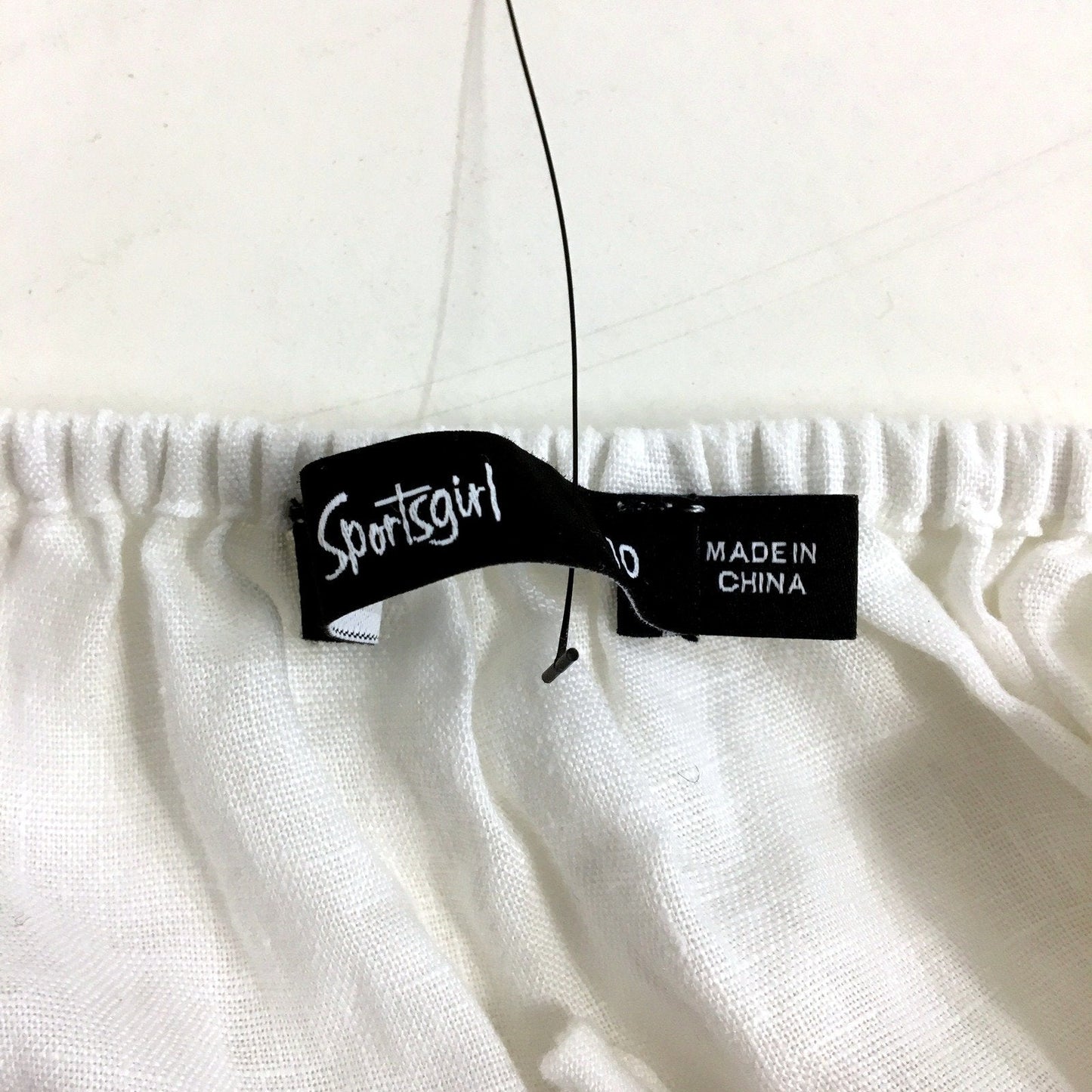 Sportsgirl Womens White Shirts White Cotton Casual Shirts Top Size 10 NEW