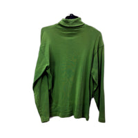 David Jones Womens Comfortable Green Turtle Neck Sweater Size L