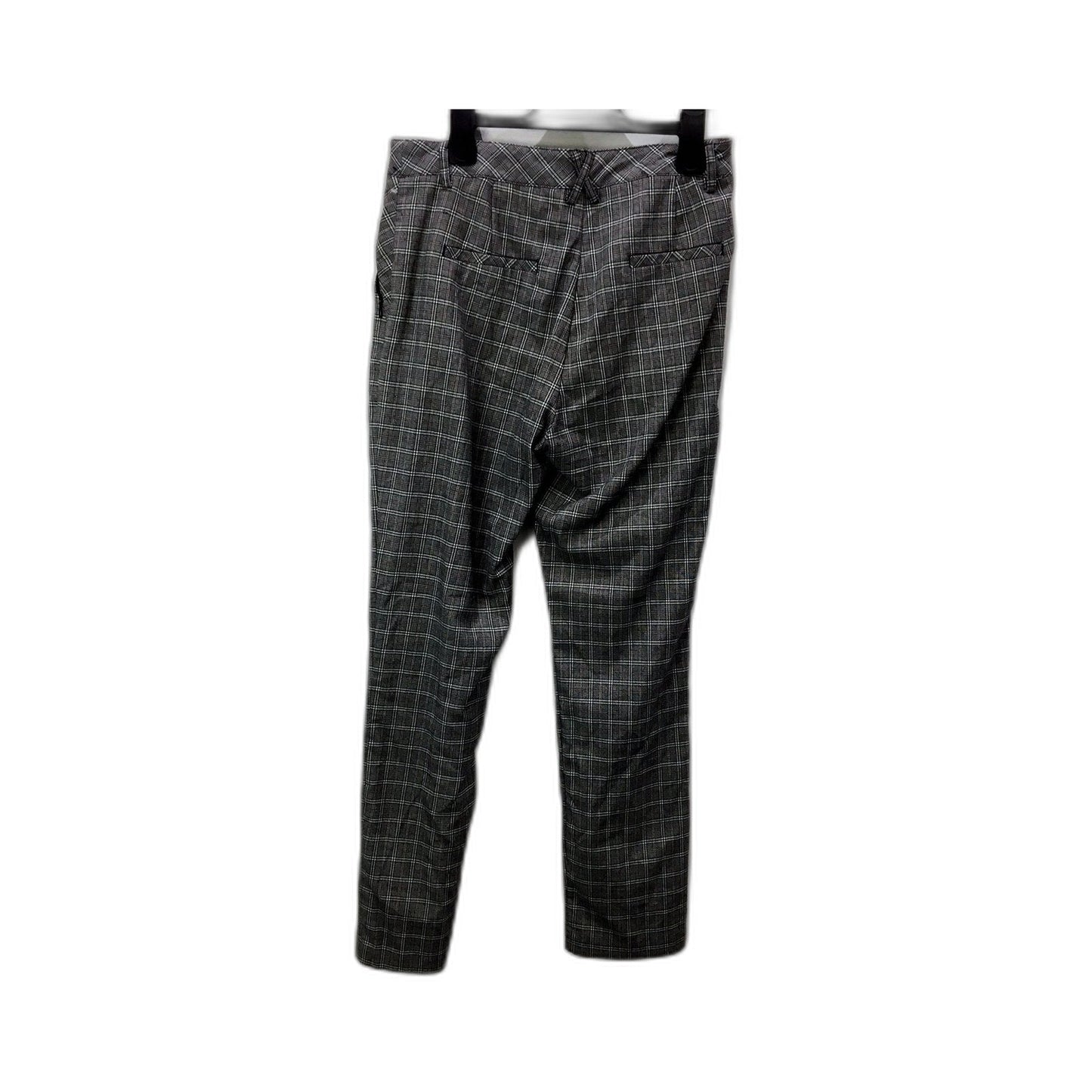 Glassons Womens Plaid Pants with Elastic Waist in Multi Color and - Size 10