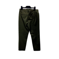 Basque Petite Womens Organic Cotton Blend Green Pants Size 8 NEW