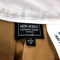 New World Fashion Group Womens Camel Trousers by - Size 10 NEW