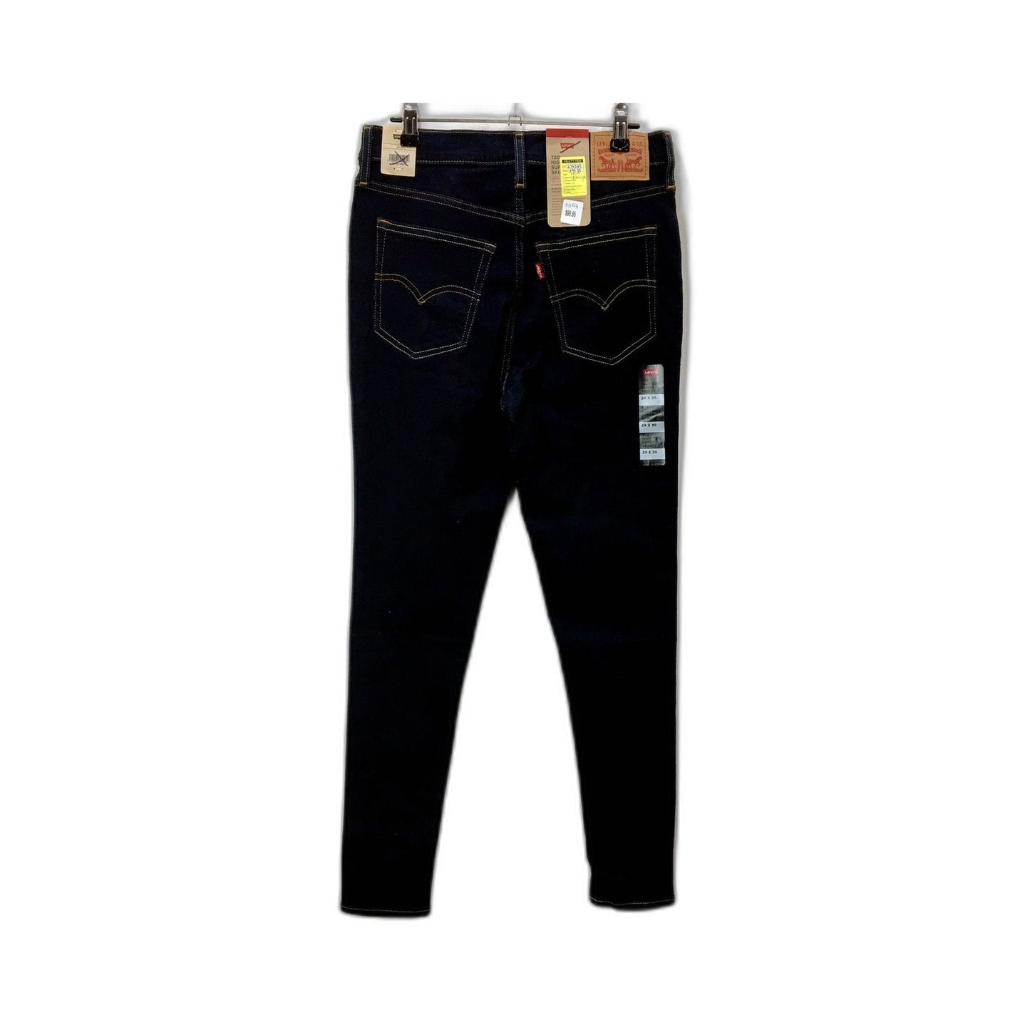 Levi's Womens High Rise Super Skinny Jeans 720 High Rise Super Skinny Dark NEW