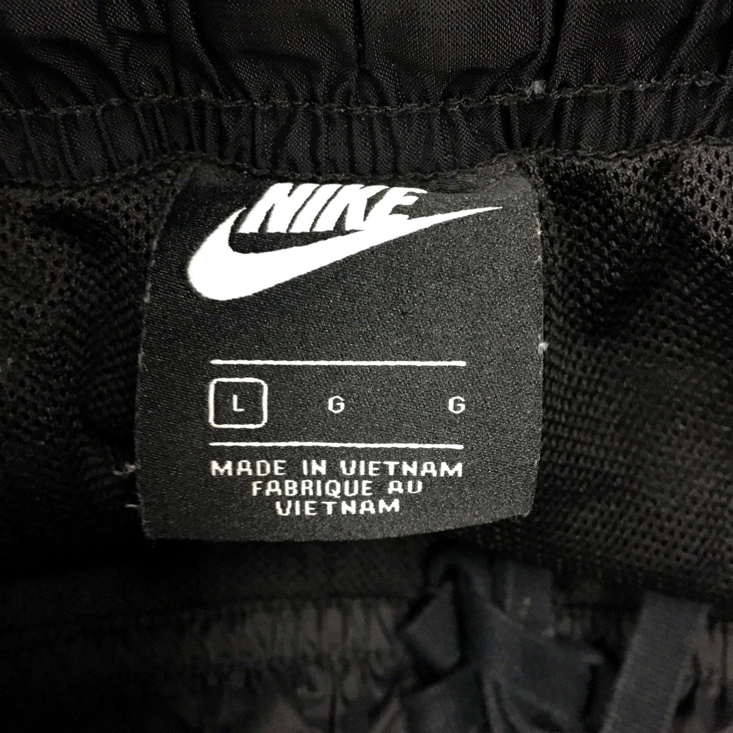 Nike Unisex Black Track Pants - Comfortable Sweatpants Joggers Size L