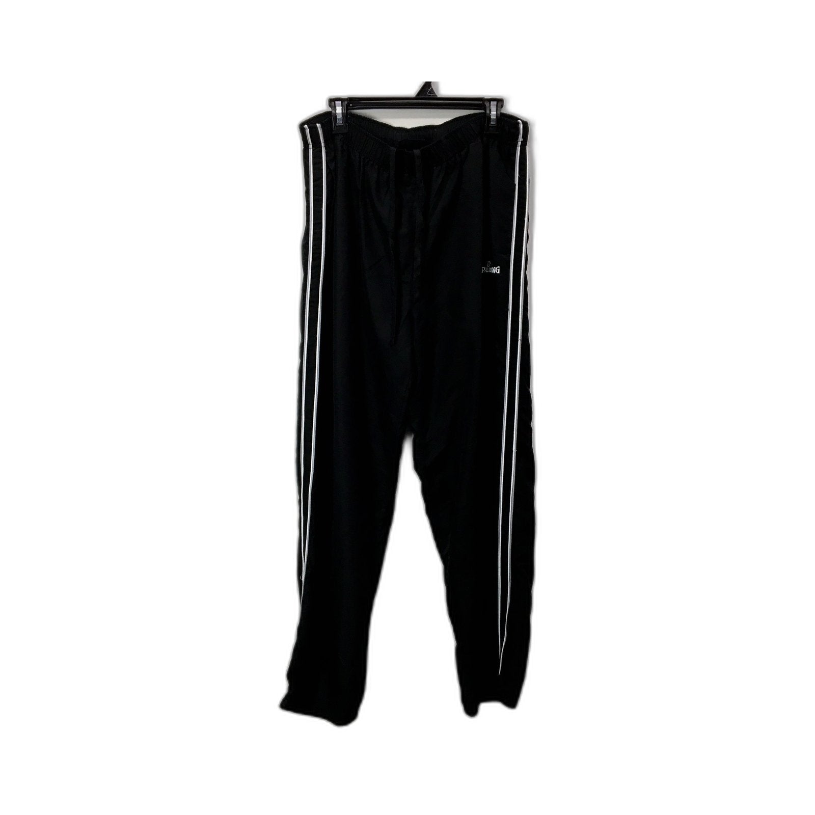 Spalding Mens Black Sweatpants - Comfortable Workout Bottoms XL Size