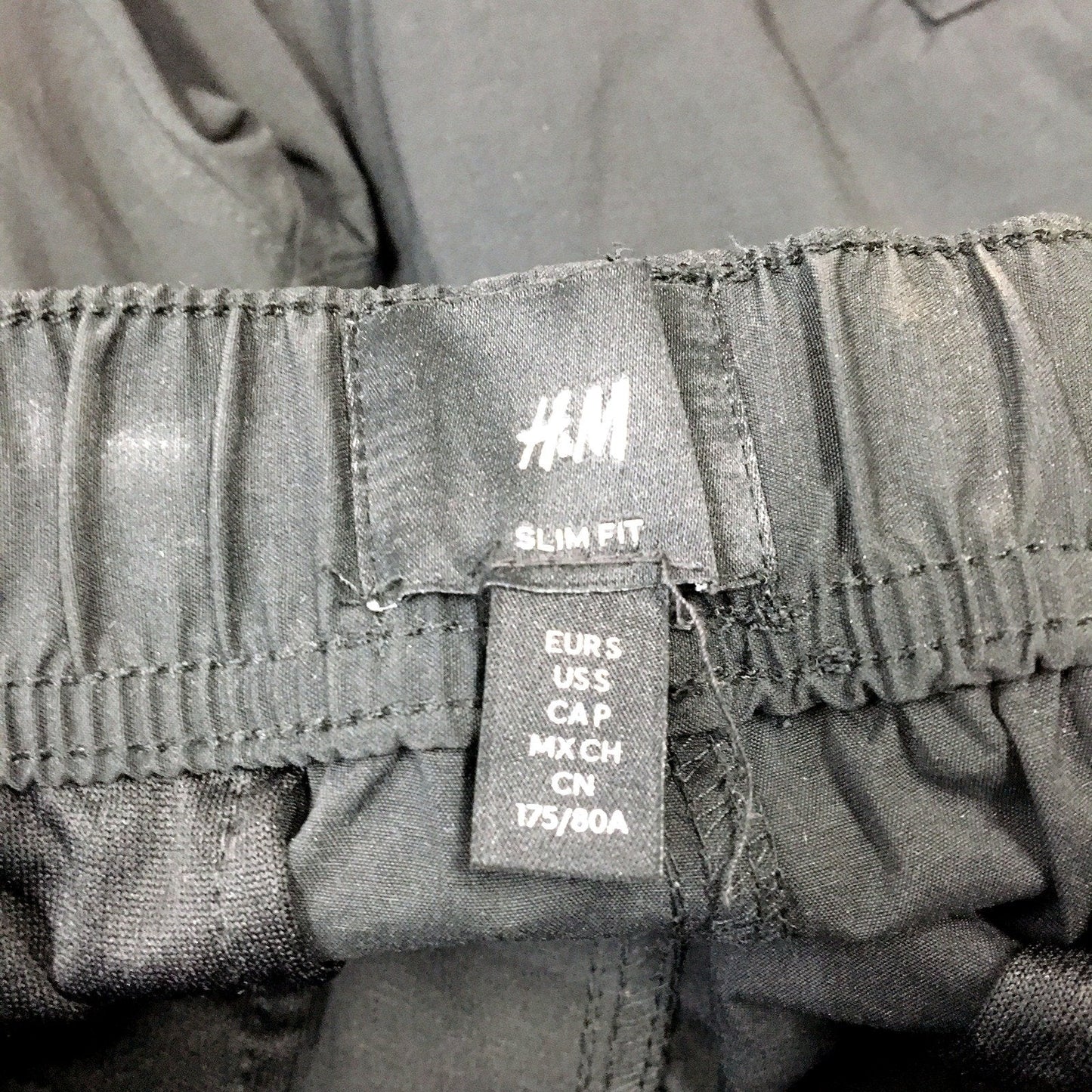 H&M Womens Slim Fit Track Pants in Black for Small Sizes Size Small
