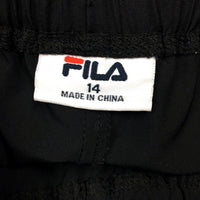 Fila Womens Black Sweatpants - Soft, Comfortable Joggers in Size 14