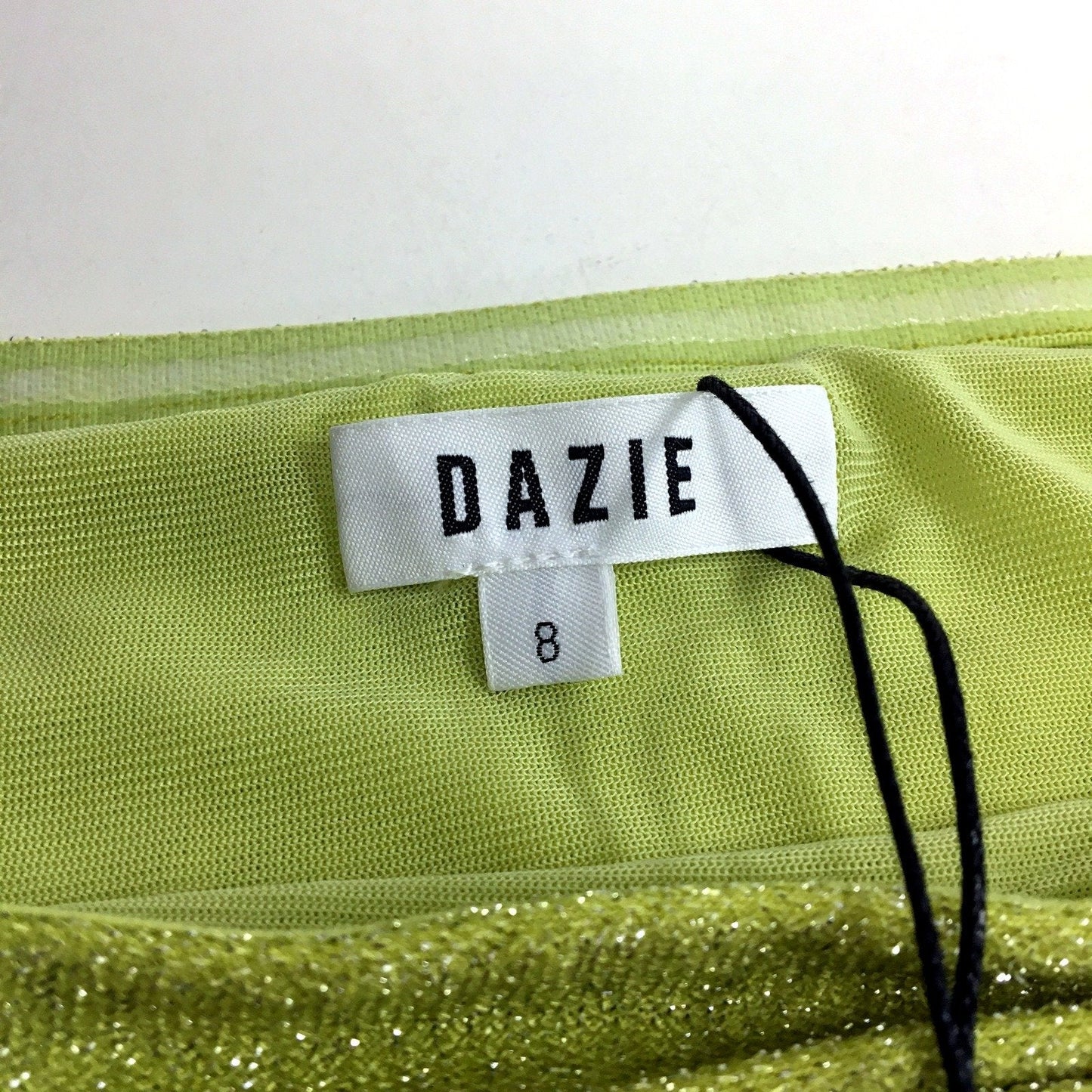 Dazie Womens It's A Sign Strapless Top It's A Sign Strapless Green Top - NEW