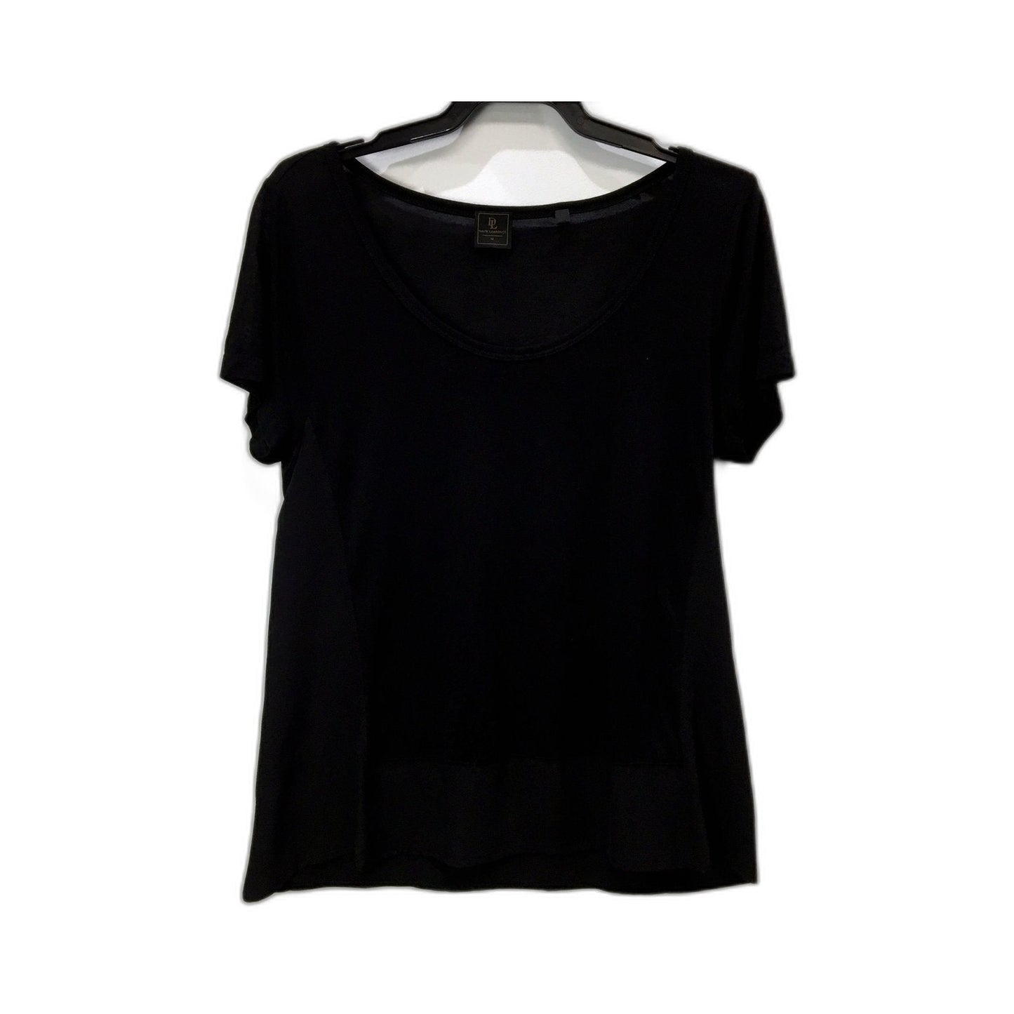 David Lawrence Womens Modal T-Shirt - Comfortable Black Tee in Medium Size