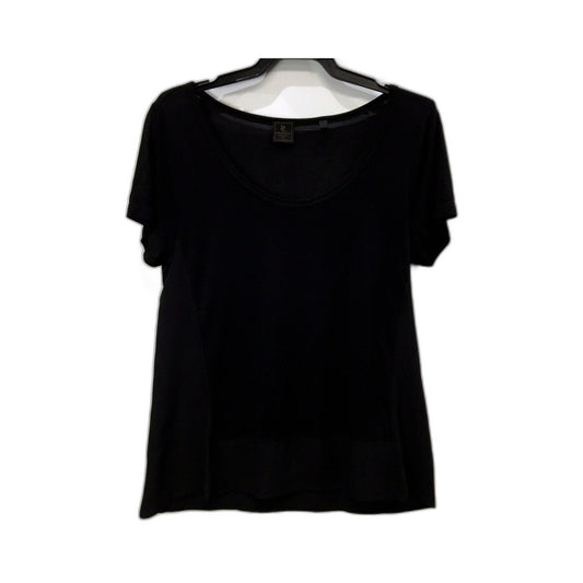 David Lawrence Womens Modal T-Shirt - Comfortable Black Tee in Medium Size