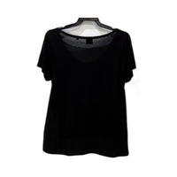 David Lawrence Womens Modal T-Shirt - Comfortable Black Tee in Medium Size