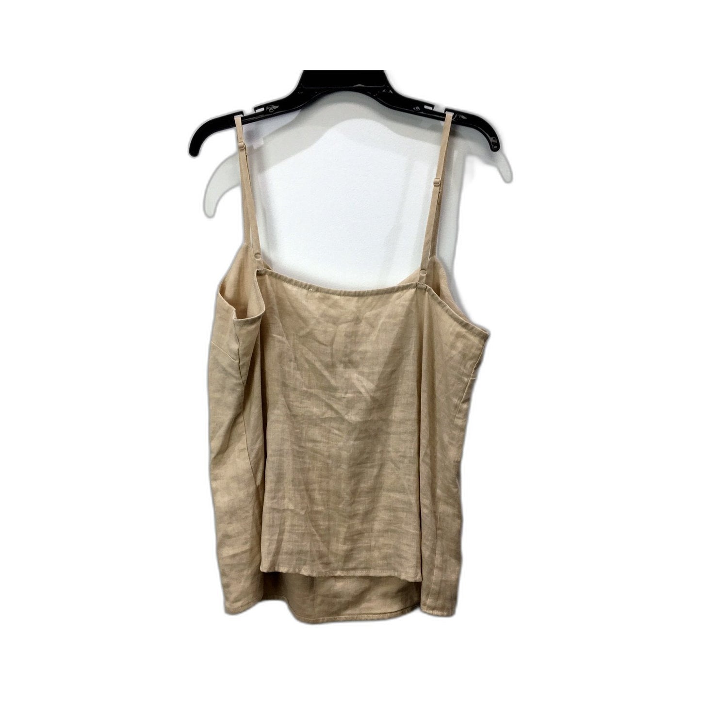 Seed Heritage Womens Linen Camisole Tank Top in Beige, Size 10 NEW