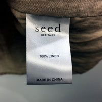 Seed Heritage Womens Linen Camisole Tank Top in Beige, Size 10 NEW