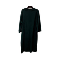 M&S Collection Womens Bottle Green Pullover Dress with Long Sleeves, Size 14