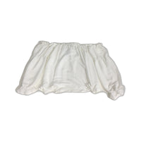Sass Womens Emilia Puff Sleeve Blouse in Pearl White, Size 8 NEW