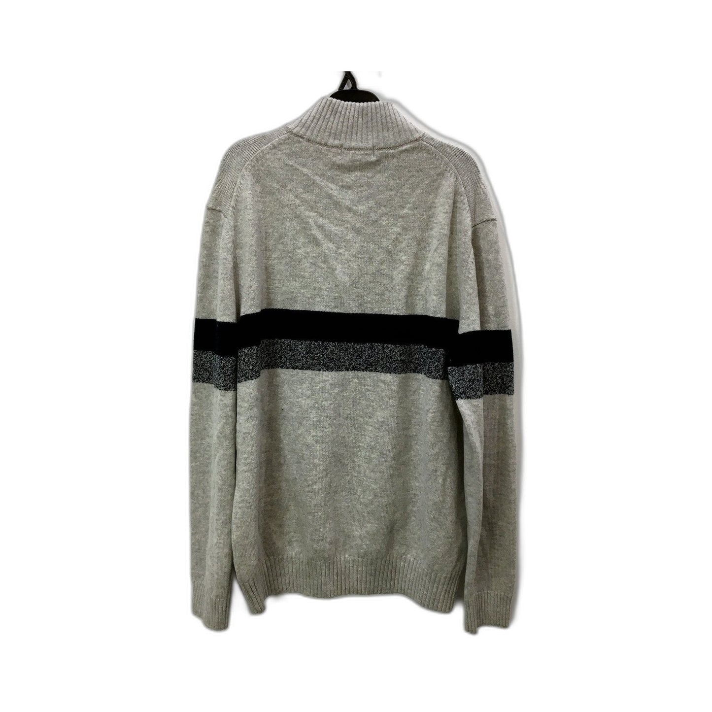 Gazman Mens Gray Striped Turtleneck Pullover Sweater - Size L