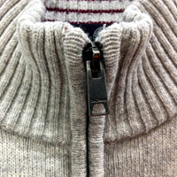 Gazman Mens Gray Striped Turtleneck Pullover Sweater - Size L