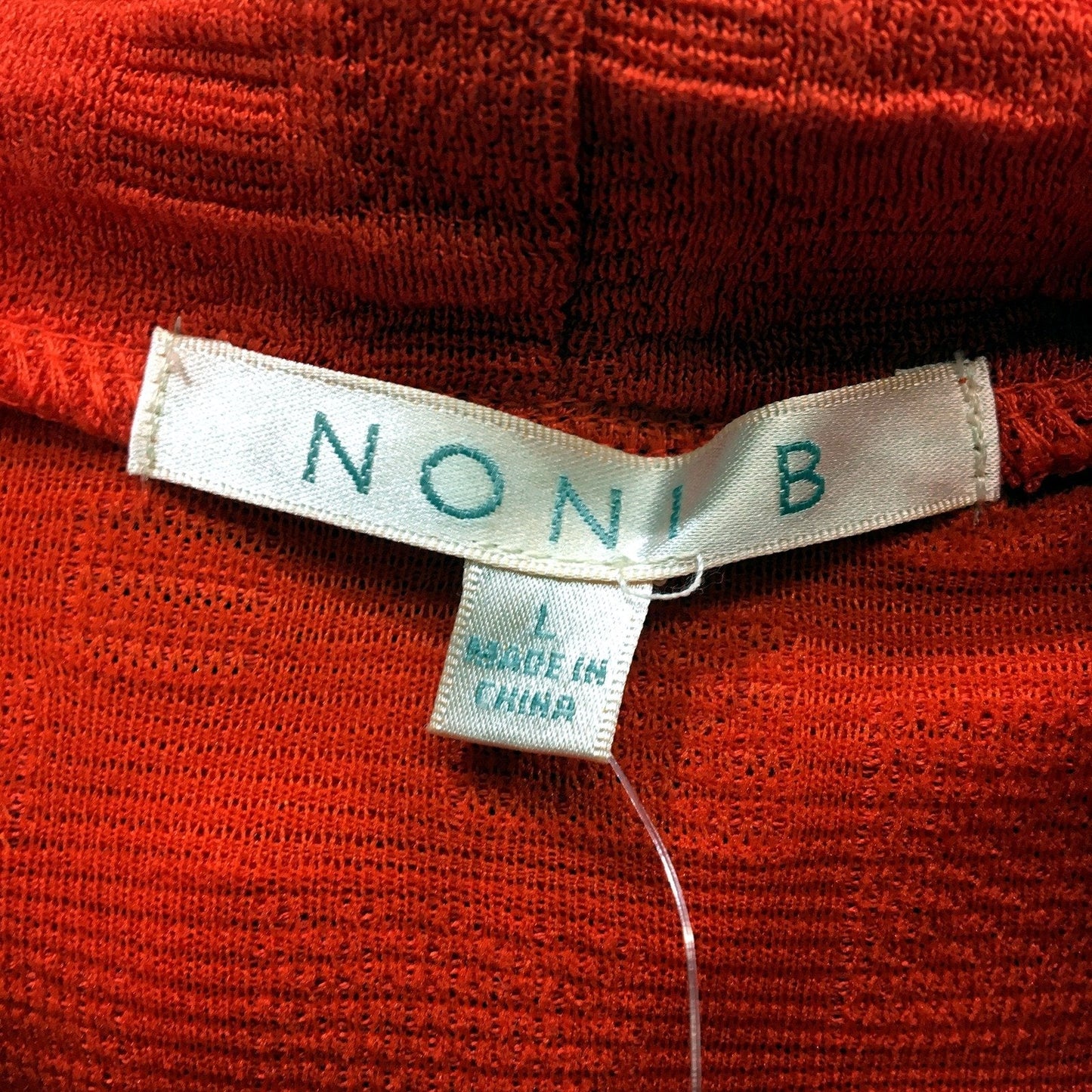 NONIB Womens Long Sleeve Roll Neck Textured Knit Top Pureed Pumpkin Size NEW