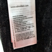 Calvin Klein Mens Colorblock Pullover Sweater in Gray & Black, Size L