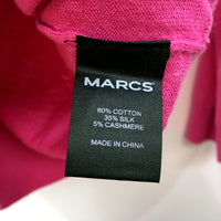 Marcs Womens Fuchsia Soft Knit Pullover Sweater - Comfortable Size M