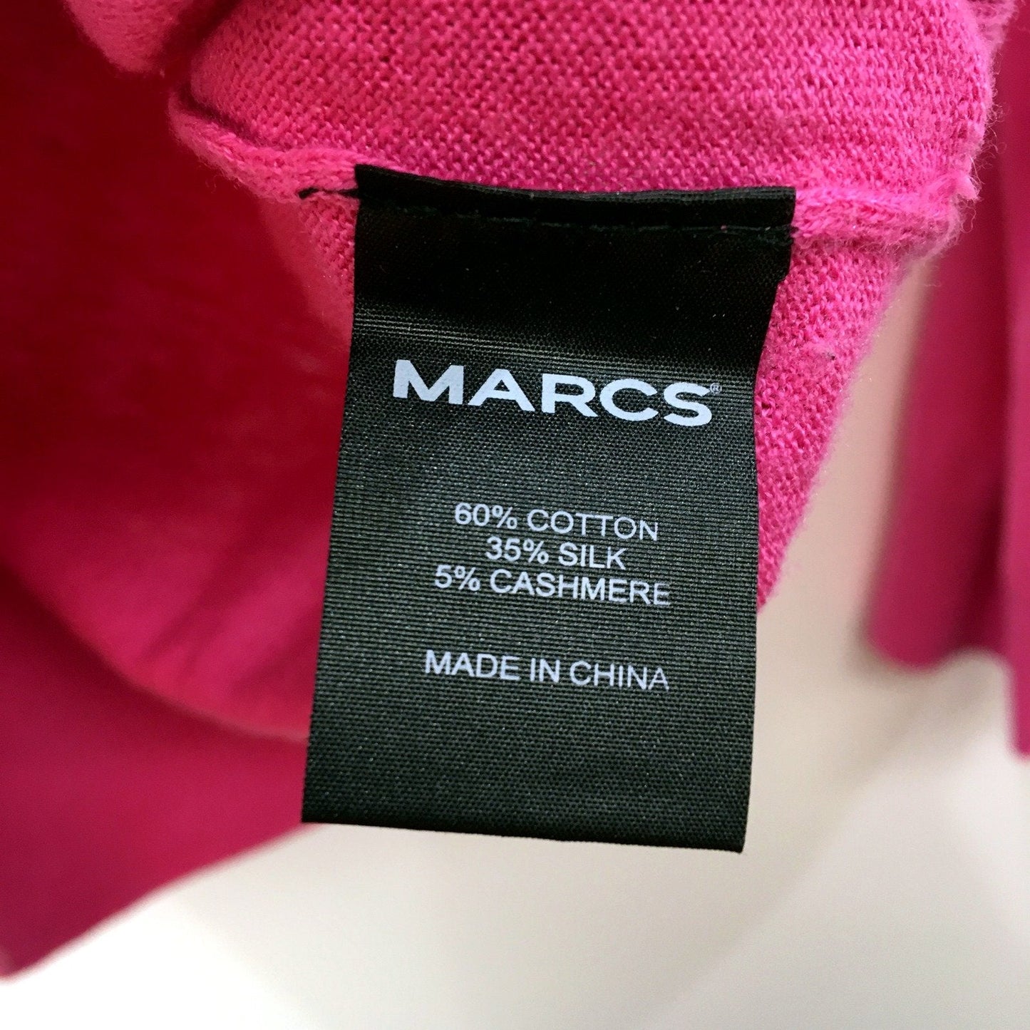 Marcs Womens Fuchsia Soft Knit Pullover Sweater - Comfortable Size M