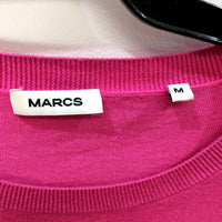 Marcs Womens Fuchsia Soft Knit Pullover Sweater - Comfortable Size M