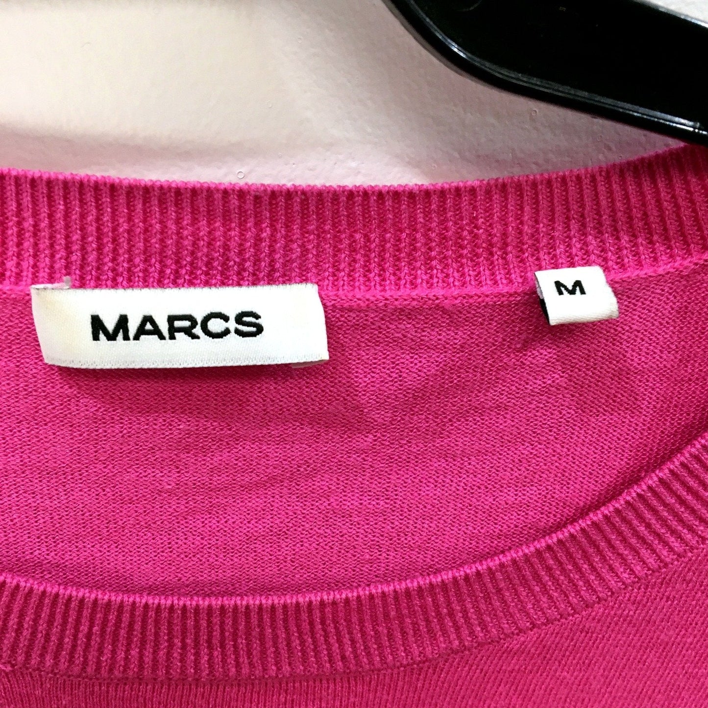 Marcs Womens Fuchsia Soft Knit Pullover Sweater - Comfortable Size M