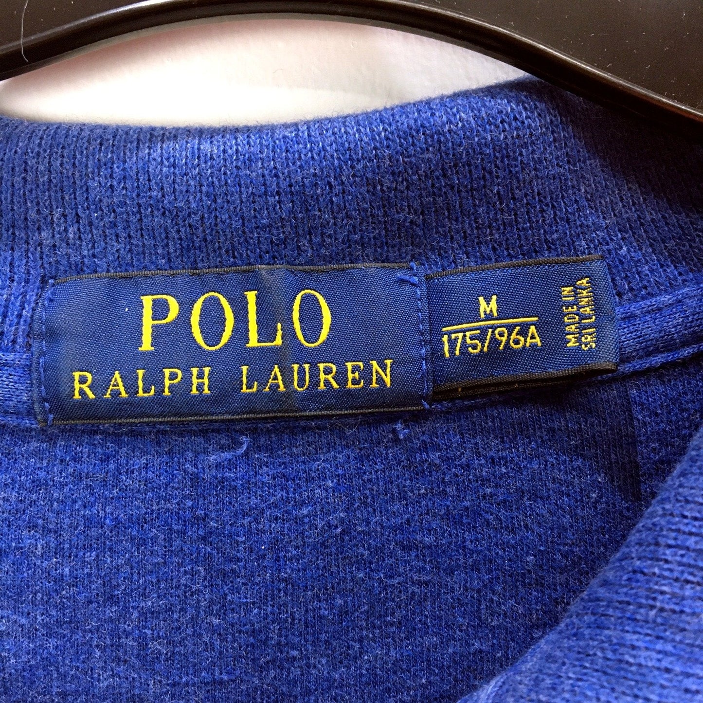 Polo Ralph Lauren Mens Navy Blue Cotton Pullover Sweatshirt Size M