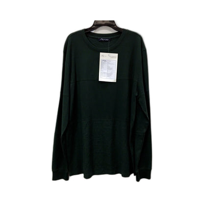 Renaissance Apparel Mens Long Sleeve Cotton Jersey Tee Green Gables Size M NEW