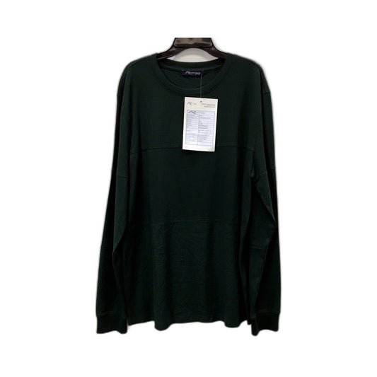 Renaissance Apparel Mens Long Sleeve Cotton Jersey Tee Green Gables Size M NEW