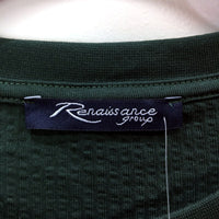 Renaissance Apparel Mens Long Sleeve Cotton Jersey Tee Green Gables Size M NEW
