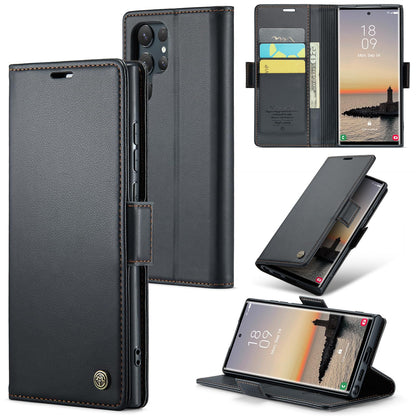 ELEPIK Flip & Wallet Case for Galaxy S22 Ultra with Card Holder Kickstand NEW