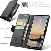 ELEPIK Flip & Wallet Case for Galaxy S22 Ultra with Card Holder Kickstand NEW