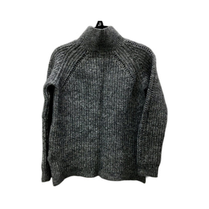 Witchery Womens Ribbed Knit Pullover Sweater Gray Soft Wool Blend Size M NEW