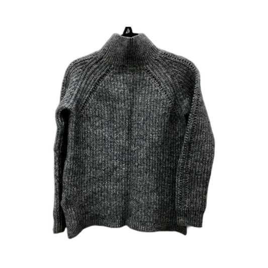 Witchery Womens Ribbed Knit Pullover Sweater Gray Soft Wool Blend Size M NEW