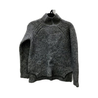 Witchery Womens Ribbed Knit Pullover Sweater Gray Soft Wool Blend Size M NEW