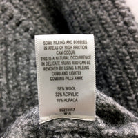 Witchery Womens Ribbed Knit Pullover Sweater Gray Soft Wool Blend Size M NEW