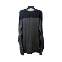 Kathmandu Mens Pullover Sweatshirt Black and Lime Green Athletic Activewear