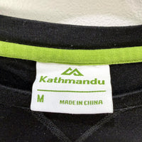 Kathmandu Mens Pullover Sweatshirt Black and Lime Green Athletic Activewear