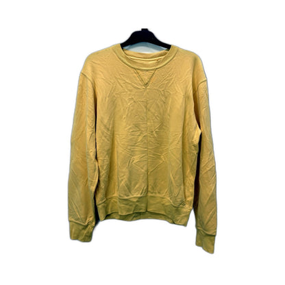 Uniqlo Womens Yellow Pullover Sweatshirt Comfortable Casual Cotton Blend XS