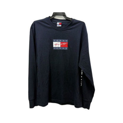 Tommy Hilfiger Mens Navy Blue Long Sleeve T-Shirt - Small Size