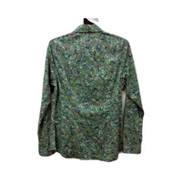 Sportscraft Womens Green Floral Button-Down Shirt Liberty Fabric Size 10