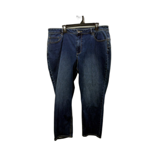 Regatta Womens Dark Blue Denim Jeans for Plus Size 20 Casual Wear NEW