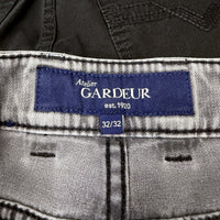 Atelier Gardeur Mens Gray Regular Fit 5-Pocket Cotton Jeans Size 32/32