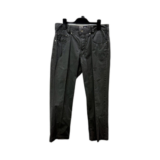 Gardeur Mens Gray Relaxed Fit Cotton Elastane Cargo Pants Size 32/32