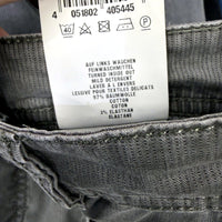 Gardeur Mens Gray Relaxed Fit Cotton Elastane Cargo Pants Size 32/32